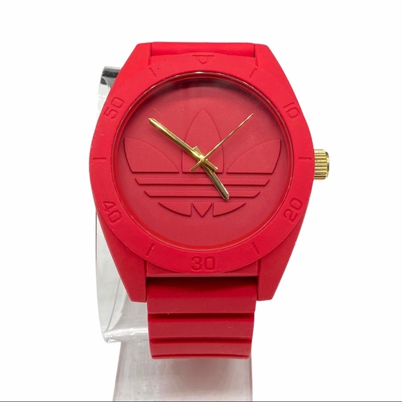 adidas Other - Adidas Red Silicone Watch Water Resistant Unisex